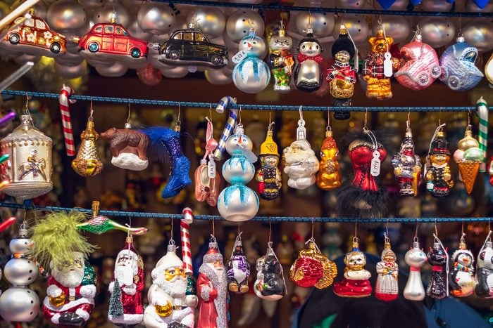 Have Yourself A Very 1990s Inspired Christmas Figurine Ornaments Gettyimages 1048138196