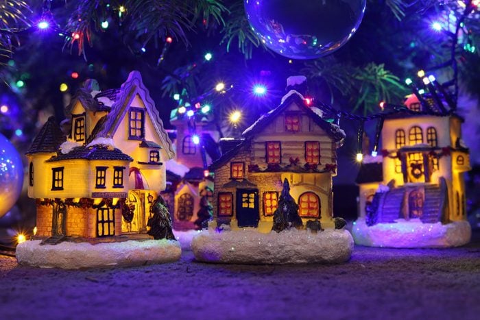 Have Yourself A Very 1990s Inspired Christmas Mini Village Gettyimages 1194647297